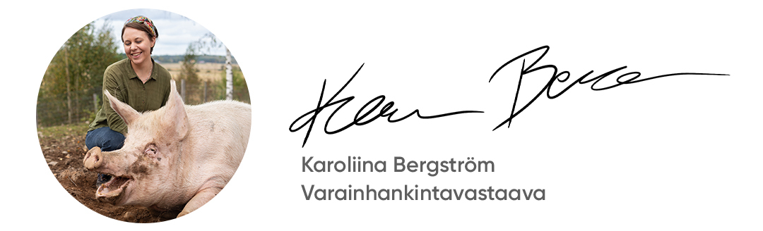 Karoliina Bergström, varainhankintavastaava